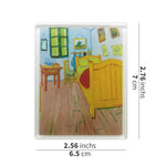 Load image into Gallery viewer, The Bedroom in Arles Acrylic Magnet - Vincent Van Gogh Art Fridge Magnet &amp; Museum Souvenir