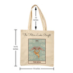 Load image into Gallery viewer, Reusable Cotton Tote Bag - The Ring Oracle Card - Eco-Friendly Shopping Bag for Groceries - 15&quot;
