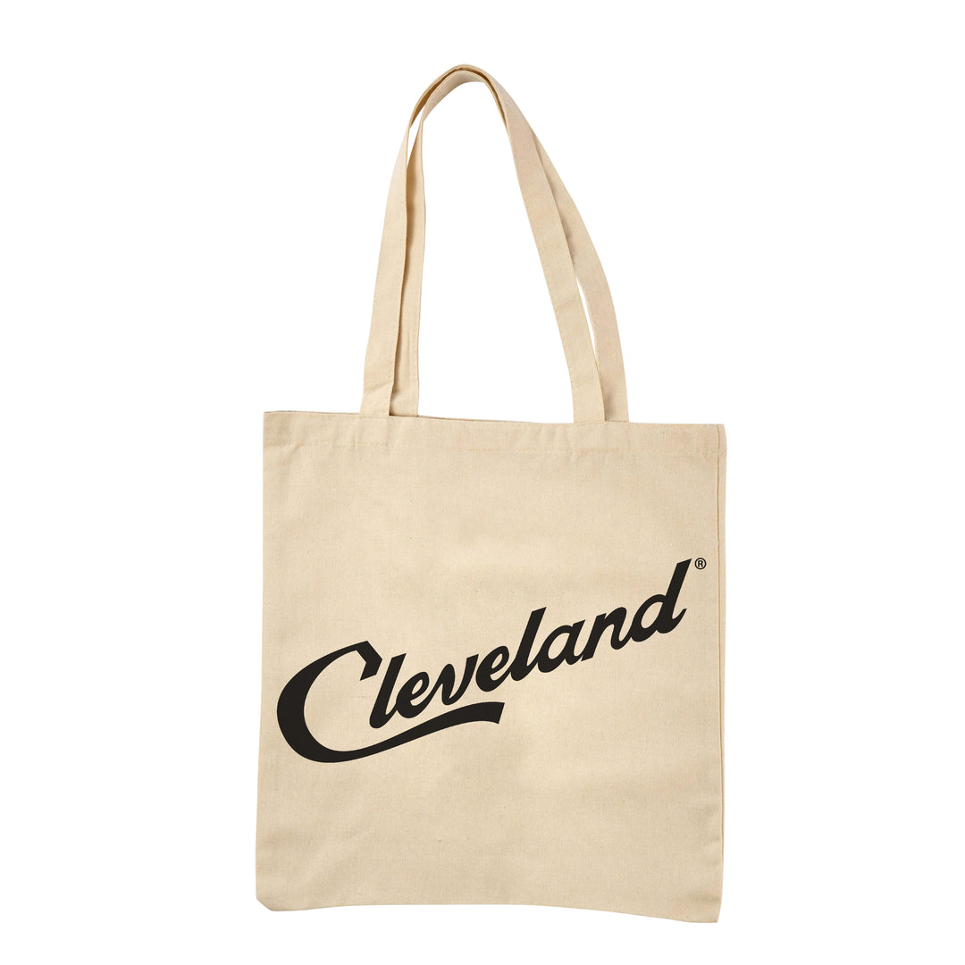 Reusable Cotton Tote Bag - Cleveland - Eco-Friendly Shopping Bag for Groceries - 15"