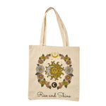 Load image into Gallery viewer, Reusable Cotton Tote Bag - Eco-Friendly Shopping Bag for Groceries - 15.5&quot; x 14.5&quot;
