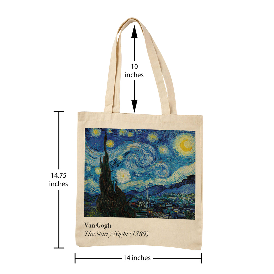 Reusable Cotton Tote Bag - Eco-Friendly Shopping Bag for Groceries - 15.5" x 14.5"