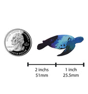 Ocean Sea Turtle Enamel Pin - Marine Life, Nautical Pins