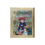 Load image into Gallery viewer, Two Sisters by Renoir Art Frame Pin - Museum Souvenir Fine Art Lapel Pin
