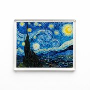 Starry Night Acrylic Magnet – Van Gogh Art Fridge Magnet