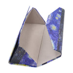 Load image into Gallery viewer, Van Gogh The Starry Night Foldable Eyeglass Case – Art Vegan Leather Folding Hard Shell Case