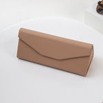 Load image into Gallery viewer, Solid Color Glasses Case - Vegan Leather Magic Folding Hard Shell Case