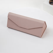 Solid Color Glasses Case - Vegan Leather Magic Folding Hard Shell Case
