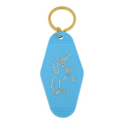 REAL SIC - Vintage Unicorn Key chain - Route 66 / Hotel Key