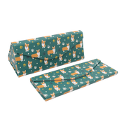 Welsh Corgi Print Glasses Case - Vegan Leather Magic Folding Hard Case