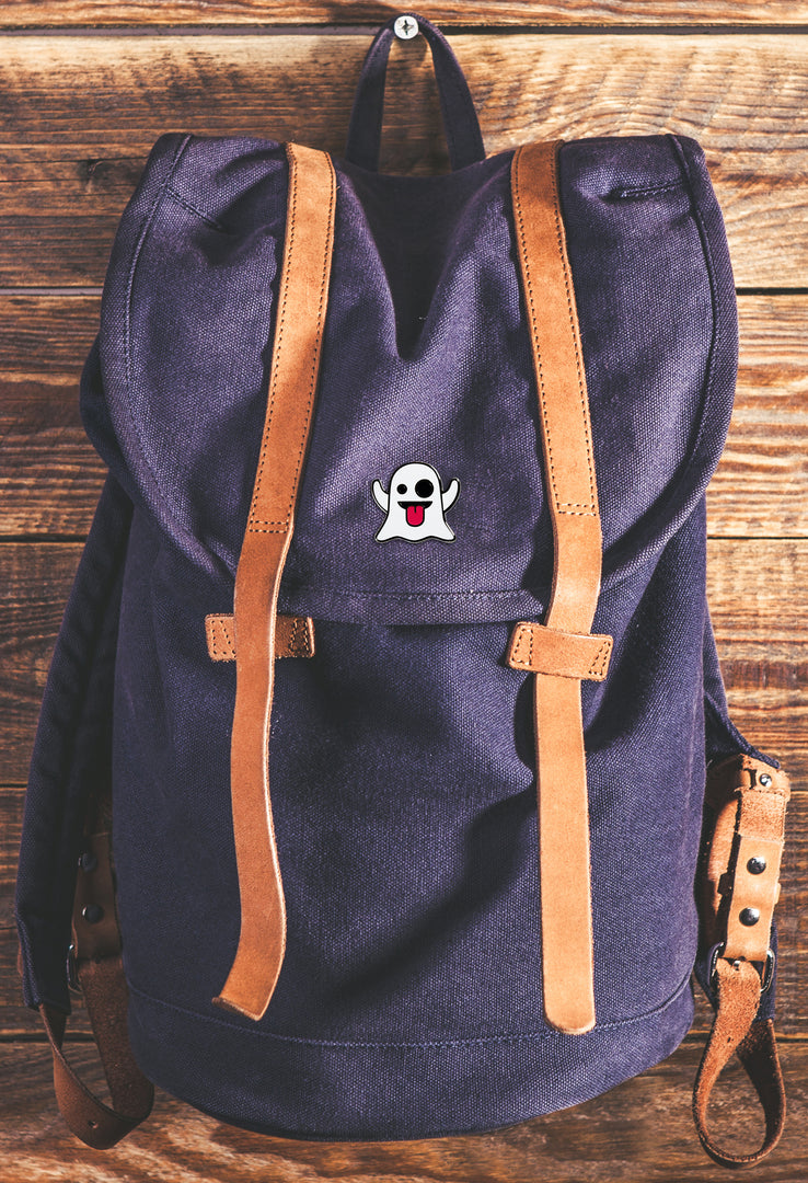 Ghost Emoji Pin – Enamel Pin for your Life