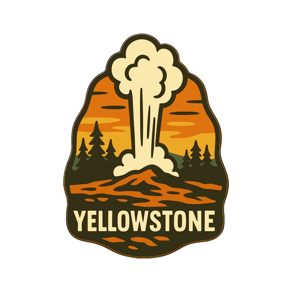 Yellowstone National Park Enamel Pin