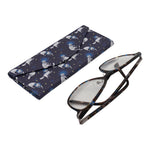 Load image into Gallery viewer, Space Cat Print Glasses Case - Vegan Leather Magic Folding Hardcase
