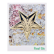 Sabbatic Goat Pentagram Occult Enamel Pin