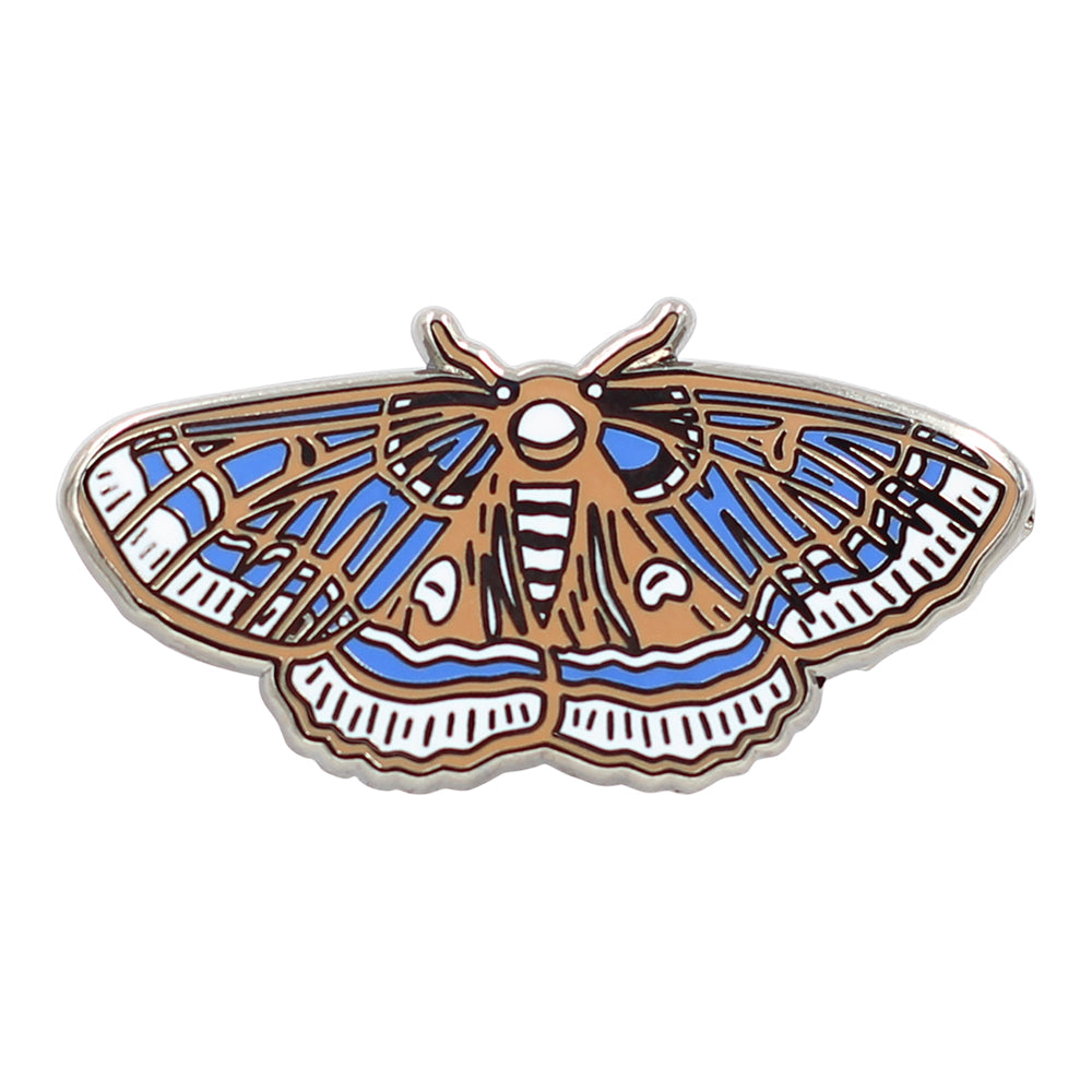 Moth Pin - Occult Luna Moth / Butterfly Enamel Pin in 4 Colors