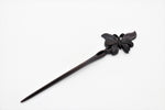 Load image into Gallery viewer, Dark Sandalwood, Wood Hair Pin, Clip, Hair Sticks - Butterfly
