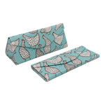 Load image into Gallery viewer, Chicken Print Glasses Case - Vegan Leather Magic Folding Hardcase