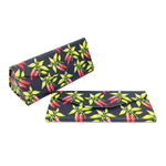 Load image into Gallery viewer, Chili Peppers Glasses Case - Vegan Leather Folding Hard Shell Case
