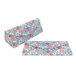 Load image into Gallery viewer, Cray by William Morris Folding Glasses Case - Vegan Leather Folding Hard Shell Case
