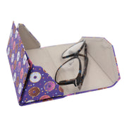 Donuts Print Glasses Case - Vegan Leather Magic Folding Hardcase