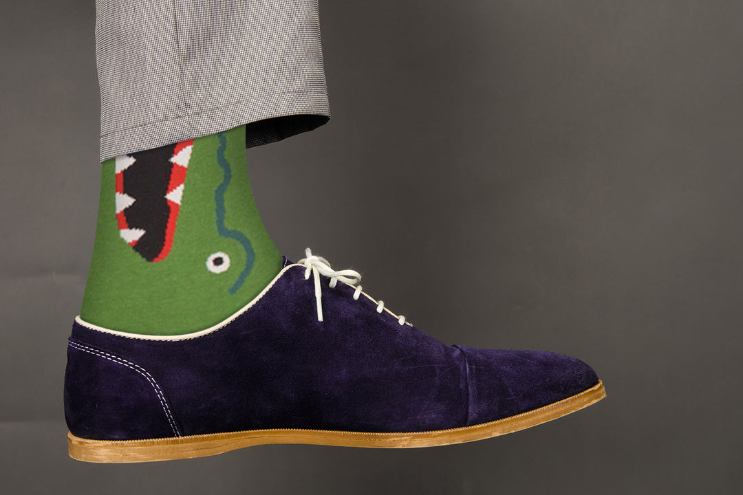 Crocodile Socks - Comfy Cotton for Men & Women