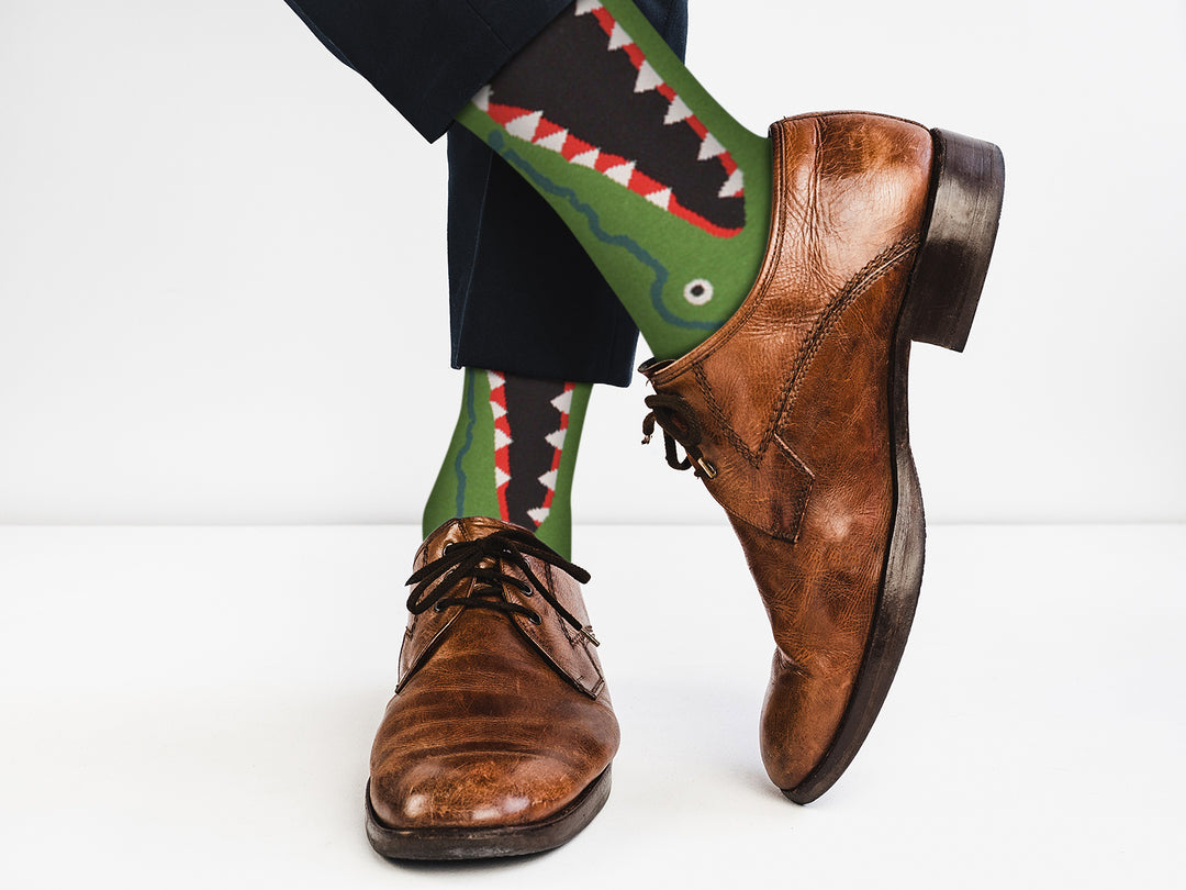 Crocodile Socks - Comfy Cotton for Men & Women