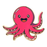 Load image into Gallery viewer, Cute Animal Enamel Pin Lapel Pins - Pink Octopus
