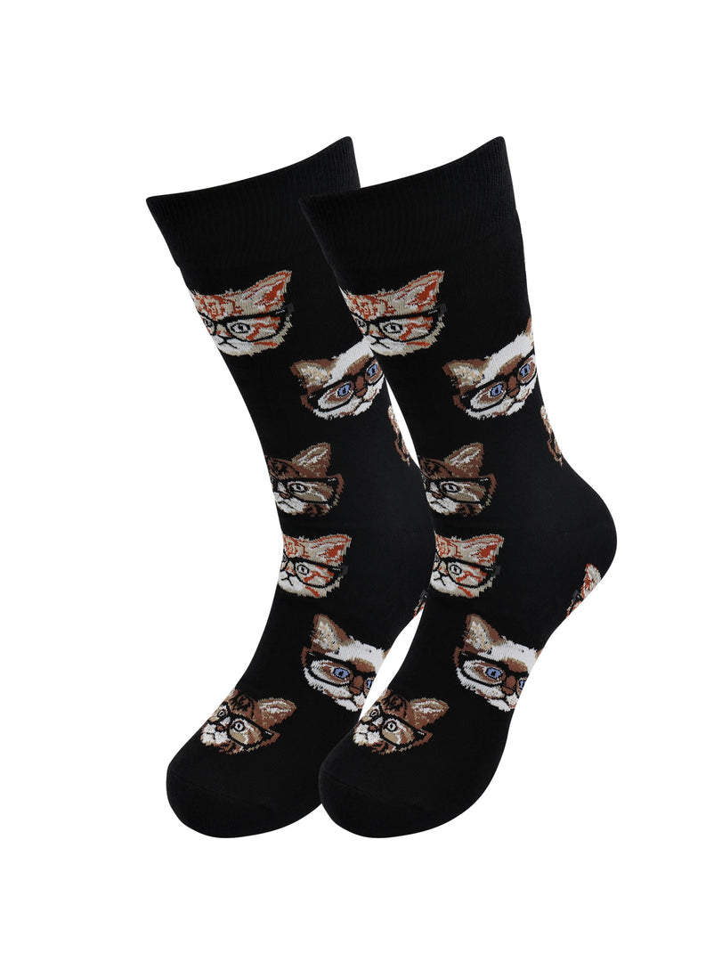 Kitty Cat Socks - Comfy Cotton Socks for Men & Women