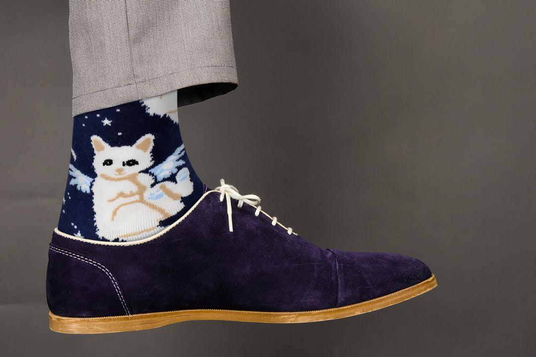 Kitty Cat Socks - Comfy Cotton Socks for Men & Women