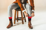 Load image into Gallery viewer, Orange Lobster Socks - Comfy Cotton for Men &amp; Women
