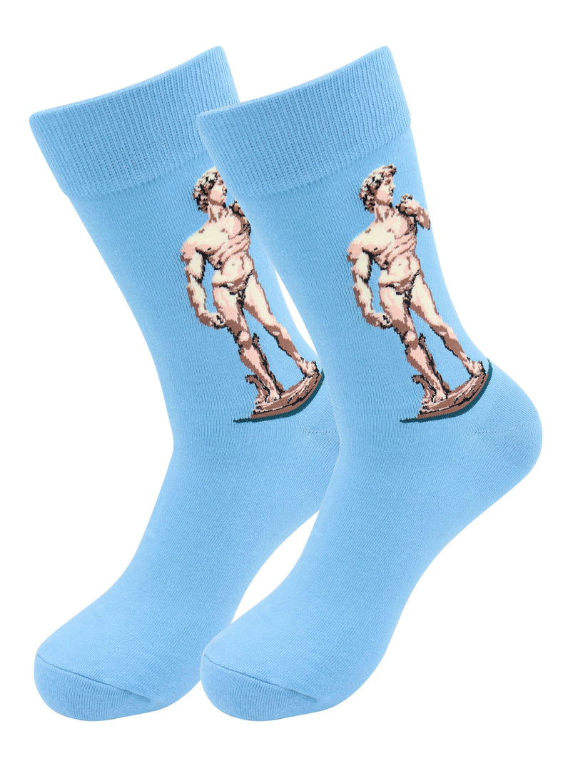 David (Michelangelo) Socks - Comfy Cotton for Men & Women