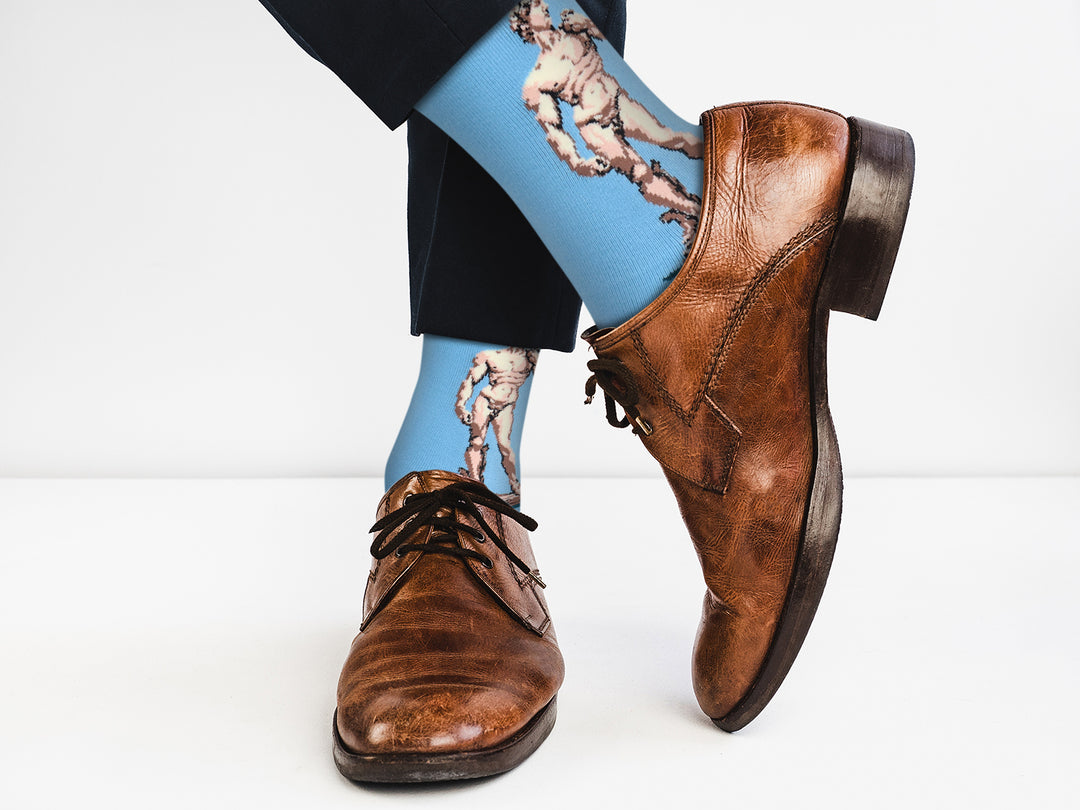 David (Michelangelo) Socks - Comfy Cotton for Men & Women