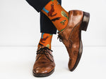 Load image into Gallery viewer, Orange Kangaroo Socks - Comfy Cotton for Men &amp; Women
