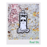 No Drama Llama Pin - No Stress Motivational Llama Enamel Pin