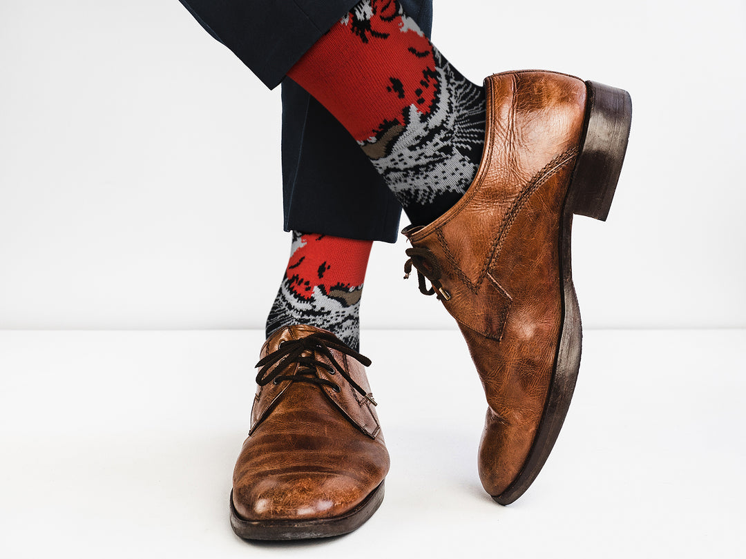 Black Tiger Socks - Comfy Cotton for Men & Women