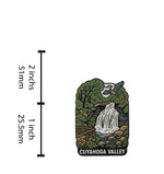 Load image into Gallery viewer, Cuyahoga Valley National Park Traveler Pin - Cleveland Brandywine Falls Souvenir Pin