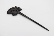 Dark Sandalwood, Wood Hair Pin, Clip, Hair Sticks - Tiger Lily