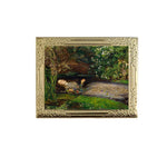 Load image into Gallery viewer, Ophelia by John Everett Millais Art Frame Pin - Museum Souvenir Fine Art Lapel Pin
