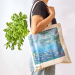 Load image into Gallery viewer, Reusable Cotton Tote Bag - Eco-Friendly Shopping Bag for Groceries - 15.5&quot; x 14.5&quot;
