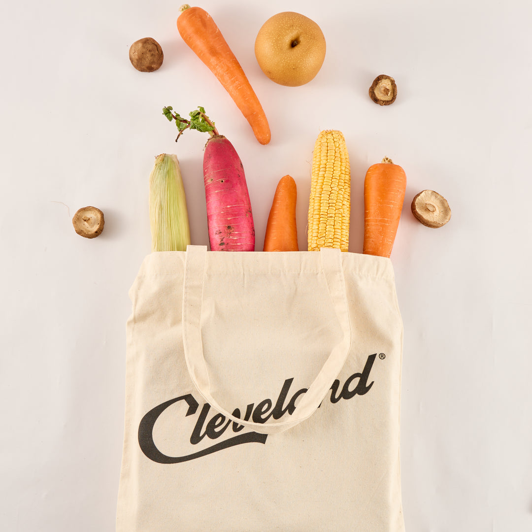 Reusable Cotton Tote Bag - Eco-Friendly Shopping Bag for Groceries - 15"