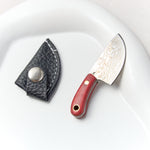 Load image into Gallery viewer, Mini Keychain Knife - Cooking Knife Shaped Utility Knife
