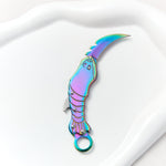 Load image into Gallery viewer, Mini Lobster Keychain Knife - Utility Pocket Knife
