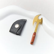 Mini Double-Edged Battle Axe Keychain Knife - Utility Pocket Knife