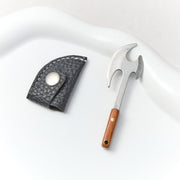 Mini Double-Edged Battle Axe Keychain Knife - Utility Pocket Knife
