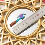 Mini Double-Edged Battle Axe Keychain Knife - Utility Pocket Knife