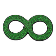 Ouroboros Enamel Pin – Occult Snake Pin with Real Gold