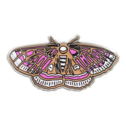 Moth Pin - Occult Luna Moth / Butterfly Enamel Pin in 4 Colors