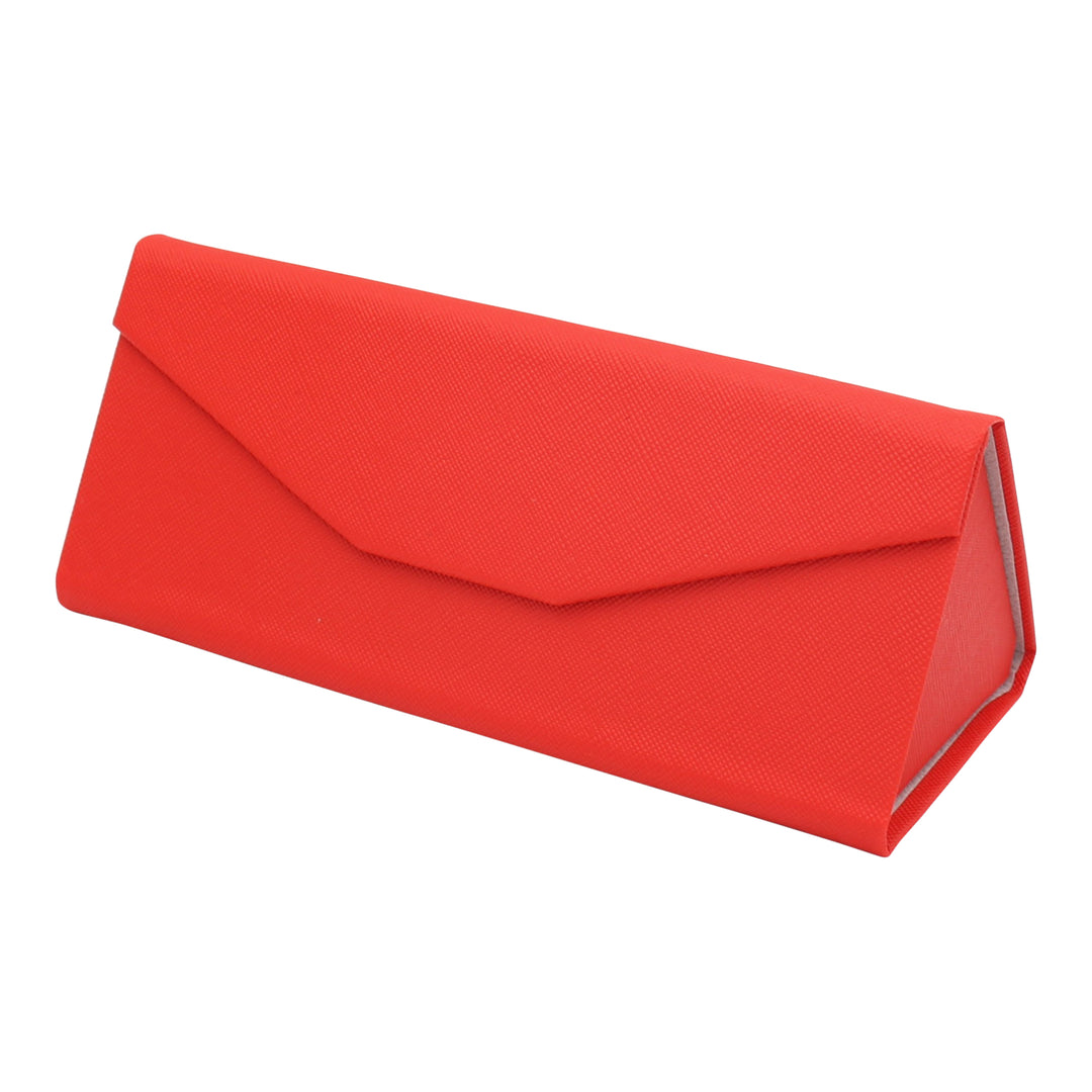 Rose Solid Color Glasses Case - Vegan Leather Magic Folding Hardcase