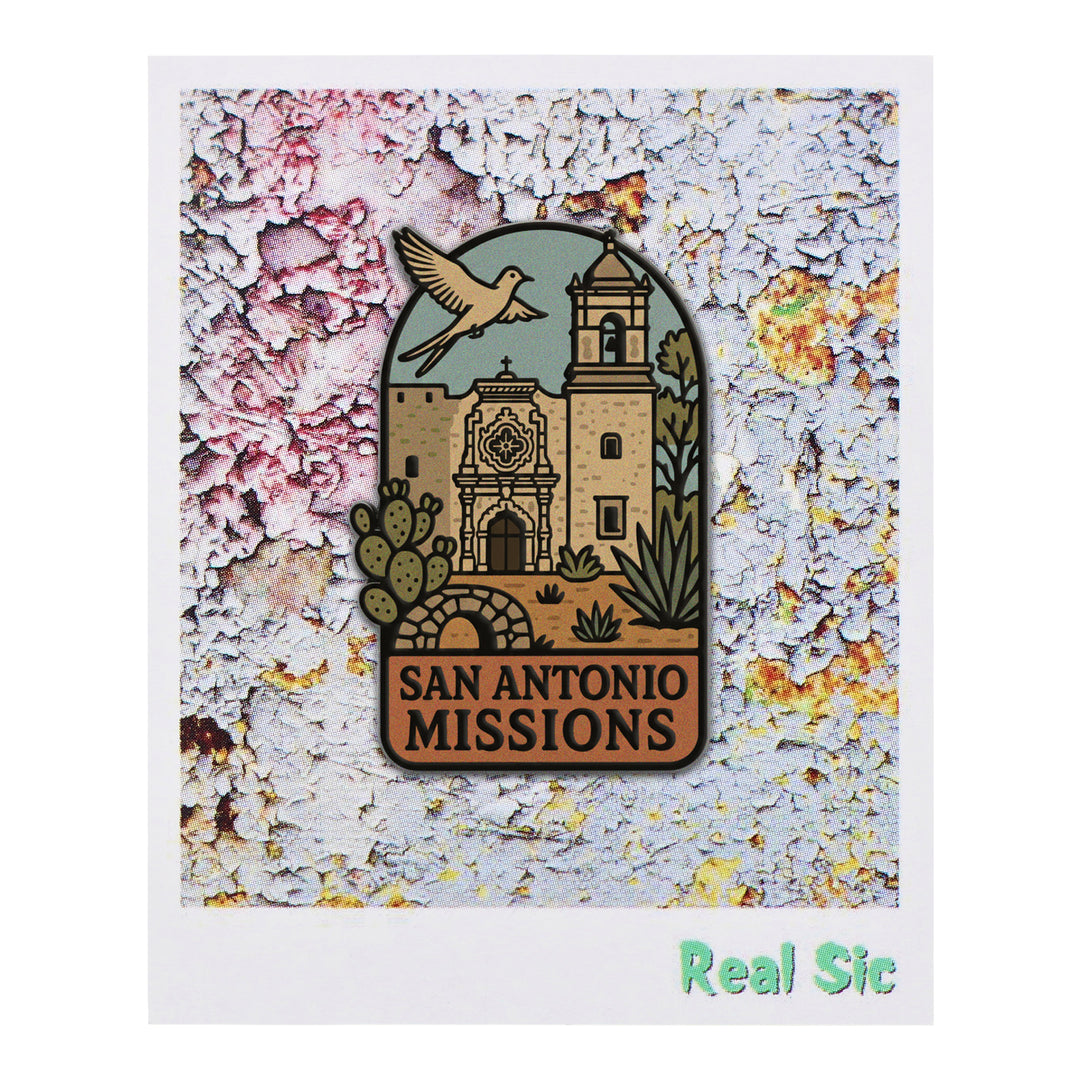 San Antonio Missions National Historical Park Pin - Texas Souvenir Pin