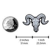Ram Skull Pin - Occult / Baphomet Enamel Pin