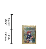 Two Sisters by Renoir Art Frame Pin - Museum Souvenir Fine Art Lapel Pin